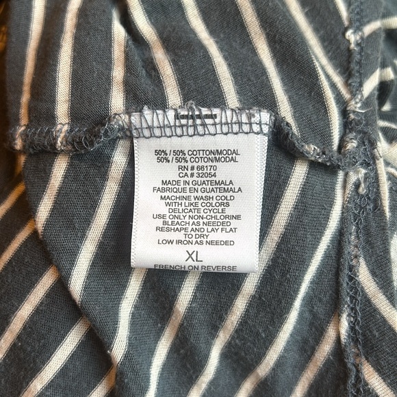 Anthropologie - Pilcro - Stripe Patchwork Blouse, XL - 3/4 Length Sleeve - Picture 5 of 5